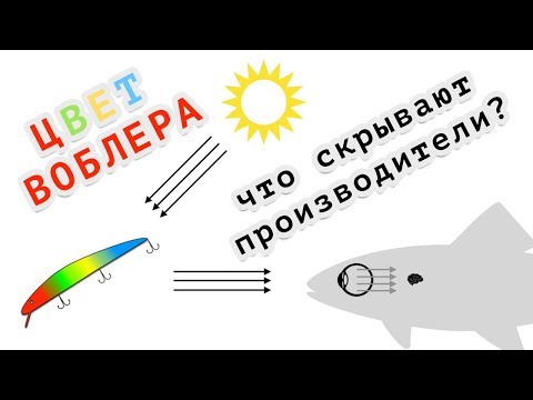 Видео: Цвет ВОБЛЕРА не важен!? Что скрывают производители приманок?