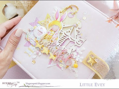 Видео: Яркий альбом для девочки (ScrapМир)/Album for girl (ScrapMir)| REVIEW