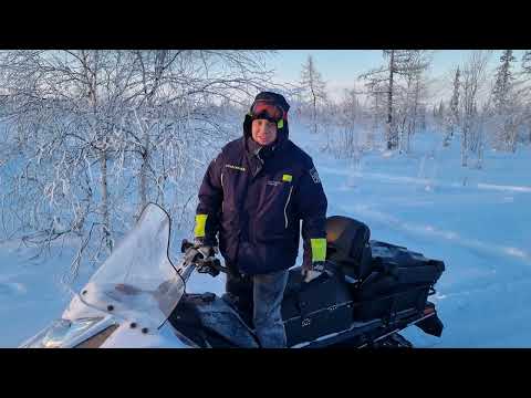 Видео: Обзор снегохода STELS Ставр 600 на Крайнем Севере