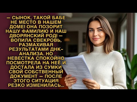 Видео: Свекровь кричала о позоре, но ответ невестки с документом резко изменил ситуацию 1