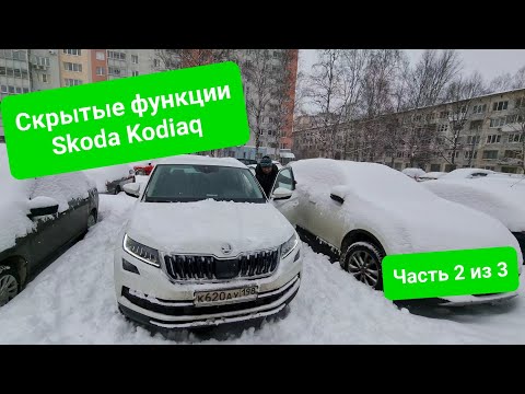 Видео: Скрытые функции Skoda Kodiaq (без ассистентов), часть 2 из 3