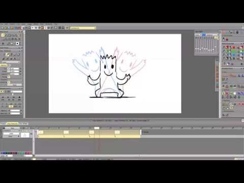 Видео: TV-paint 10 -  интерфейс, работа с таймлайном