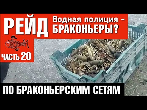 Видео: Водная полиция - браконьеры? Рейд по браконьерским сетям часть 20. #нерест2020 #надоело #всёдляклёва