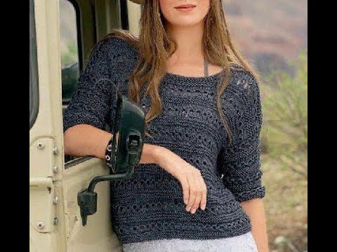 Видео: Стильные летние модели. Схемы узоров.