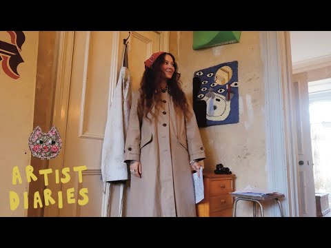 Видео: ꩜ дневники художника - первая художественная выставка, создание новых вещей ꩜