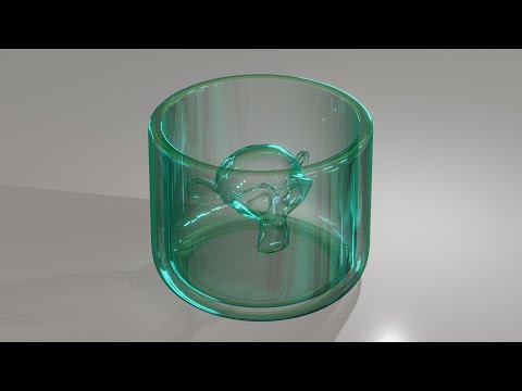 Видео: Стекло в EEVEE, Blender