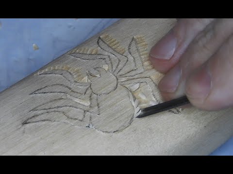 Видео: АРАХНИД & ОПЛЕТКА ТОПОРИЩА #12 / Spider A drawing on an Ax
