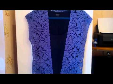 Видео: Болеро крючком. Bolero crochet.