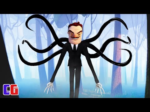 Видео: ПРИВЕТ СОСЕД СТАЛ СЛЕНДЕРМЕНОМ и ОХОТИТСЯ ЗА МНОЙ! Мод игры Hello Neighbor от Cool GAMES