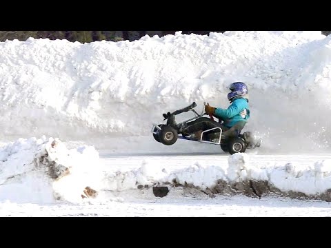 Видео: Зимний картинг 2024. Соревнования в классах E-Junior, E-max (РСТЦ ДОСААФ,  28.01.2024)