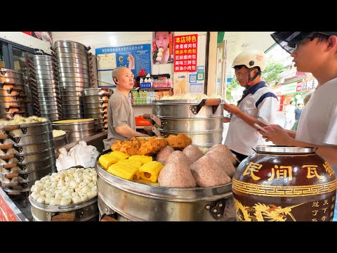 Видео: Гастрономический тур по Наньчану, Китай: вкусные завтраки, рынок и деликатесы ночного рынка.