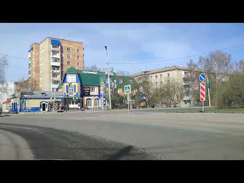 Видео: Экзаменационный маршрут город Томск,  май 2025 год