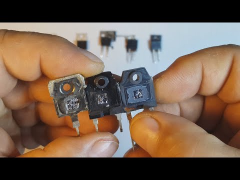 Видео: Варварский тест транзисторов . По другому ни как !