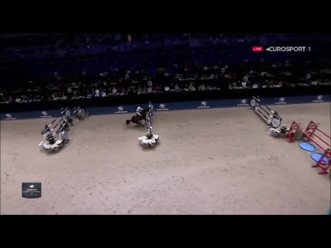 Видео: Конкур 160-170, Супер гран при Глобалчемпионстур 2021, Прага, арена О2, первый гит