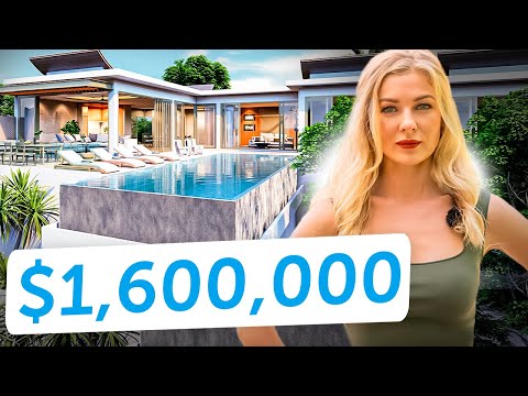 Видео: Внутри РОСКОШНОЙ ВИЛЛЫ С ПАНОРАМНЫМ ВИДОМ за $ 1 600 000 | Vista del Mar, Пхукет, пляж Найтон