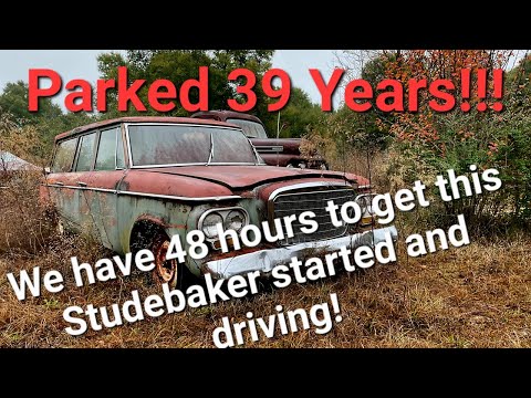 Видео: Заведется ли? 48 часов потребуется, чтобы завести и запустить Studebaker Wagonaire 1963 года выпу...