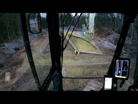 Видео: Осушение лужи в темноте