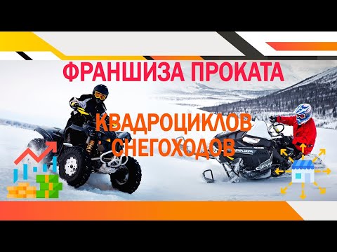 Видео: Франшиза проката квадроциклов и снегоходов.