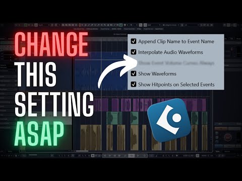 Видео: Измените эти настройки Cubase по умолчанию как можно скорее!