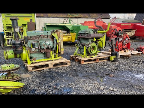 Видео: Двигун Mercedes om352 Om 314 Perkins 4.236 двигуни з комбайнів Claas merkator Claas consul