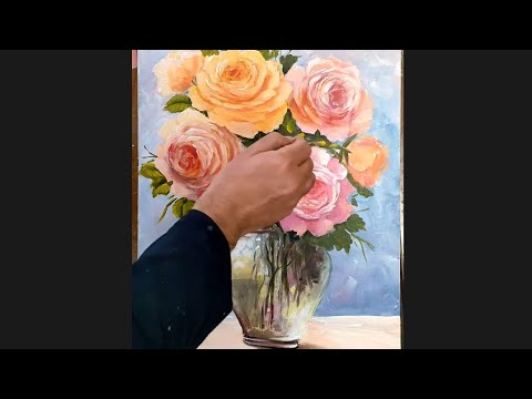 Видео: Совет: Начните рисовать розы и цветы вот так #рисование #искусство #художник #цветы