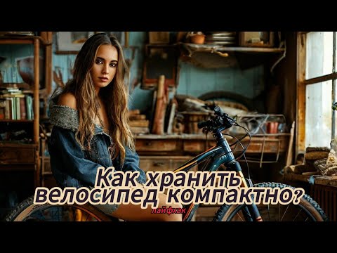 Видео: Как сэкономить место при хранении велосипеда дома?!