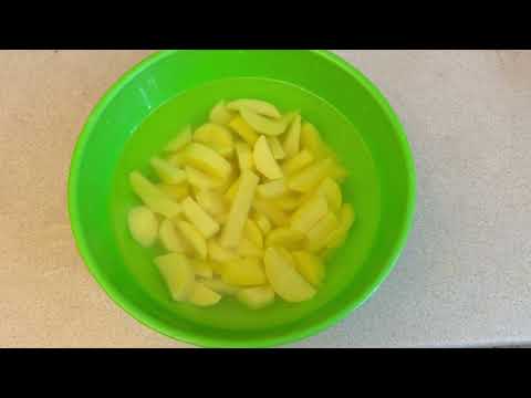Видео: Картофи по селски(или "уеджис") в еър фрайър(air fryer)