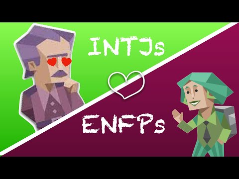 Видео: INTJ любят ENFP: совместимость в отношениях и дружбе