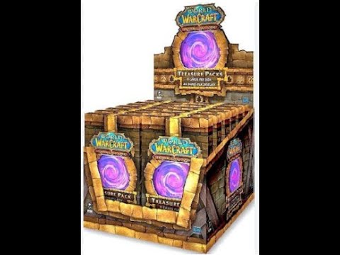Видео: Распаковка World of Warcraft TCG Dungeon Treasure Pack Box DROP?YES YES. Unboxing Loot boxes.