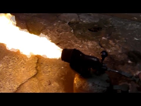 Видео: Горение паяльной лампы на самодельном бензине