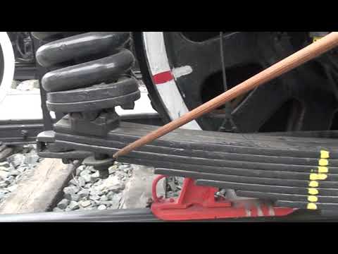 Видео: рессорное подвешивание электровоза ВЛ-80С