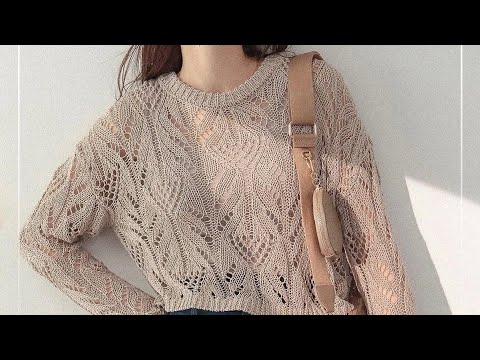 Видео: Изящные вязаные вещи. Схемы.