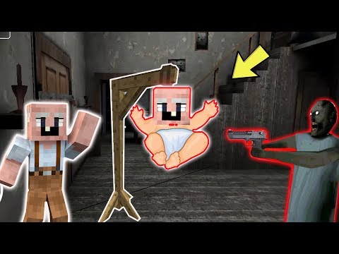 Видео: GRANNY ПОХИТИЛА РЕБЕНКА GRANDPA ИЗ ДОМА В МАЙНКРАФТ | НУБИК В MINECRAFT