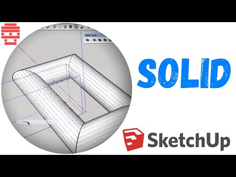 Видео: Замкнутые объекты в SketchUp