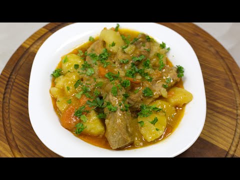 Видео: Нежные Свиные Ребра Тушенные в Казане с Картофелем | Обжарка и Томление в Наваристом Бульоне