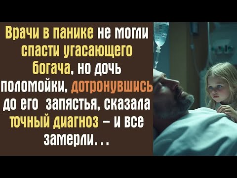 Видео: Врачи в панике не могли спасти угасающего богача, но дочь поломойки, дотронувшись до его  запястья..