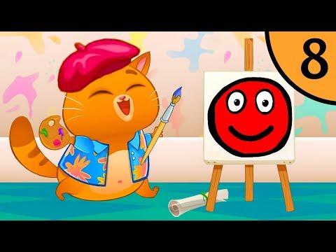 Видео: Суровый КОТИК БУБУ #8. Музыка и рисование. Мультик ИГРА про котят на Игрули TV