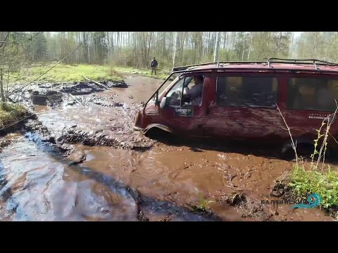 Видео: Соболь 4х4  Весенний внедорожный выезд
