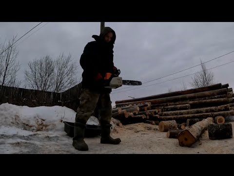 Видео: Дрова и сани волокуши