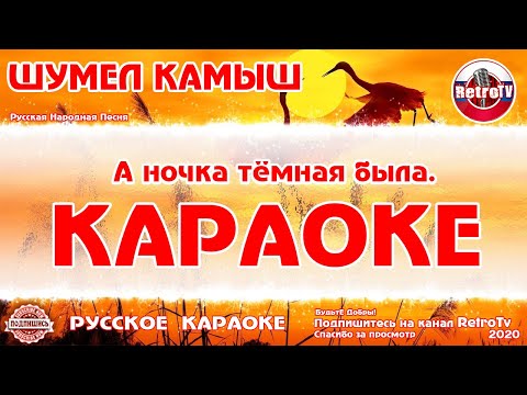 Видео: Караоке - "Шумел камыш" Русская народная песня на RetroTv
