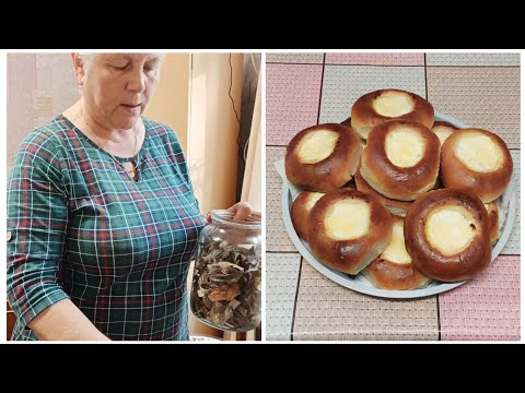 Видео: Купили картошку на зиму 🥔))Сушила грибы 🍄 ))Выпекала ватрушки с творогом 🥯!!!