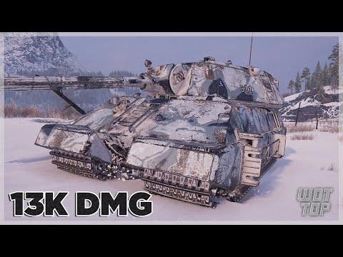 Видео: Taschenratte - 13К УРОНА 6 ФРАГОВ - World of Tanks