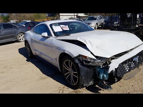 Видео: Ford Mustang. Обзор повреждений. Разборка.
