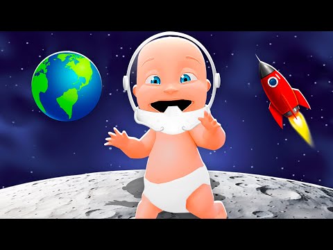 Видео: Малыш отправляется на ЛУНУ!!!