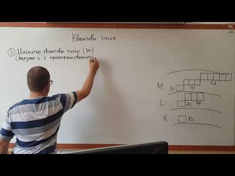 Видео: ТЕМА - КВАНТОВИ ЧИСЛА ( n, l, m, s )