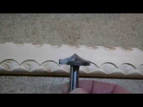 Видео: Нанесение декора на изделия из дерева. Часть 1. Milling decorating the tree. Part 1.