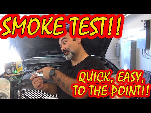 Видео: Как проверить утечку вакуума в автомобиле или грузовике с помощью дыма! Коротко, понятно и по делу!