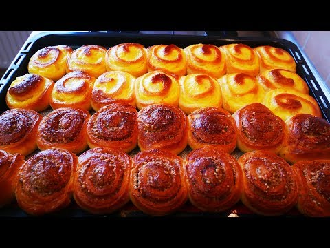 Видео: БУЛОЧКИ завитушки с ВКУСНЕЙШИМИ начинками Домашняя выпечка