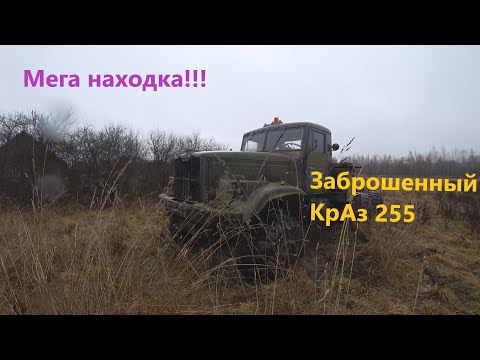 Видео: Нашли заброшенный КрАз 255! Он врос в землю!!!!