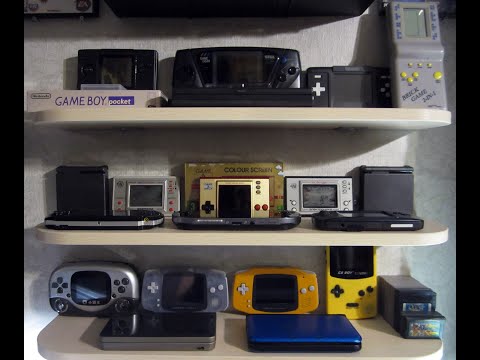 Видео: Моя коллекция портативных консолей Game Gear, Neo Geo, Caanoo, Game Boy, PSP, Atari Portfolio.